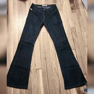 VINTAGE Miss Sixty 90s 00s Y2K Bell Bottom Flare Coyote Ugly Jeans Pocketless